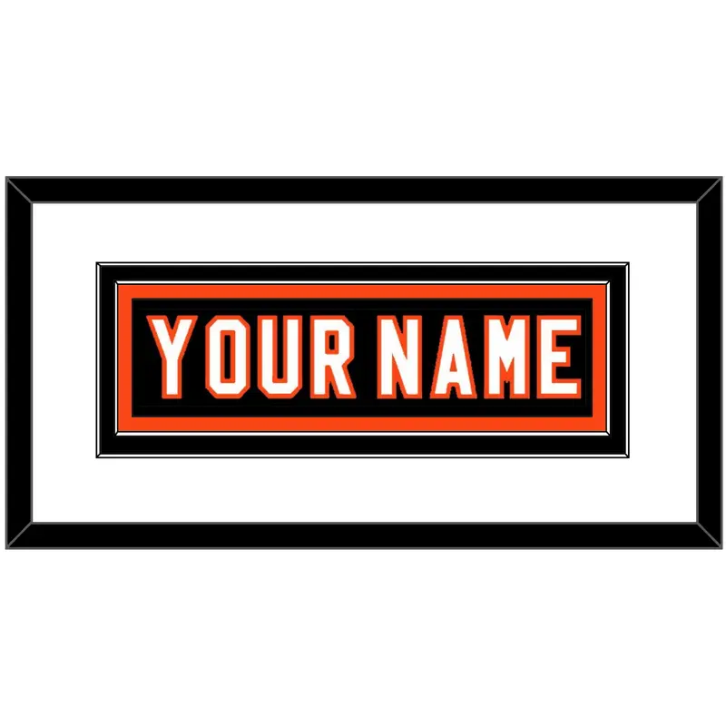 Philadelphia Nameplate - Home Black (2007-2010) - Double Mat 1