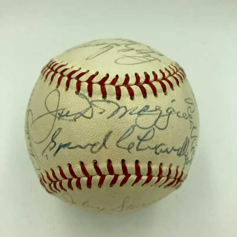 Beautiful 1941 New York Yankees Team Signed American League Baseball Beckett COA