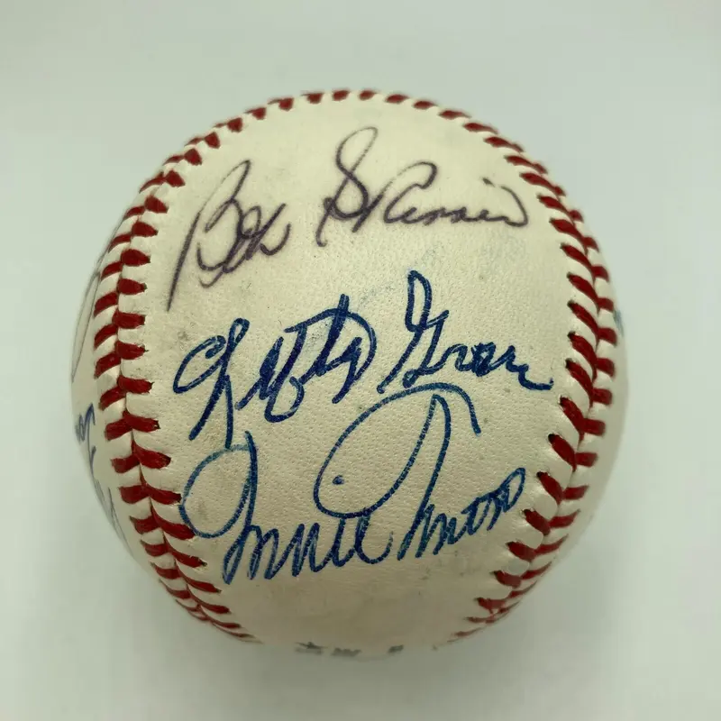 Lefty Grove & Lefty Gomez 1973 Old Timers Days Multi Signed Baseball