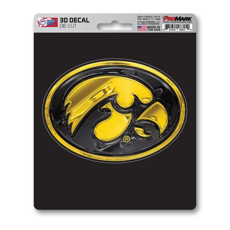 University of Iowa 3D Decal