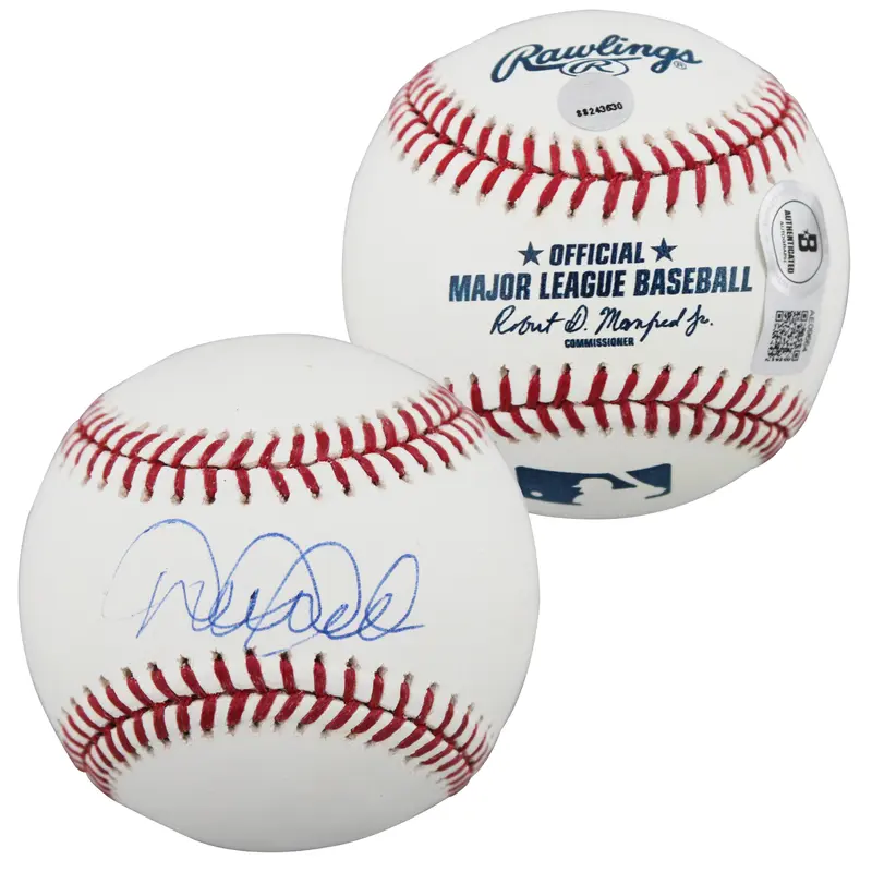 Yankees Derek Jeter Authentic Signed Manfred Oml Baseball BAS #AE09664
