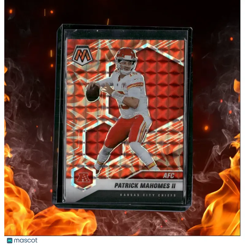 2021 Panini Mosaic Patrick Mahomes II Reactive Orange #221