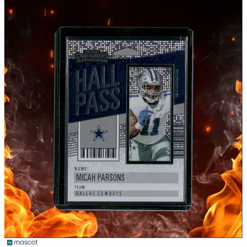 2023 Panini Contenders Micah Parsons Hall Pass #16
