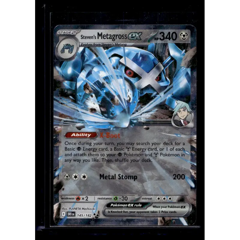 2025 Pokemon Scarlet & Violet - Destined Rivals - Steven's Metagross ex #145