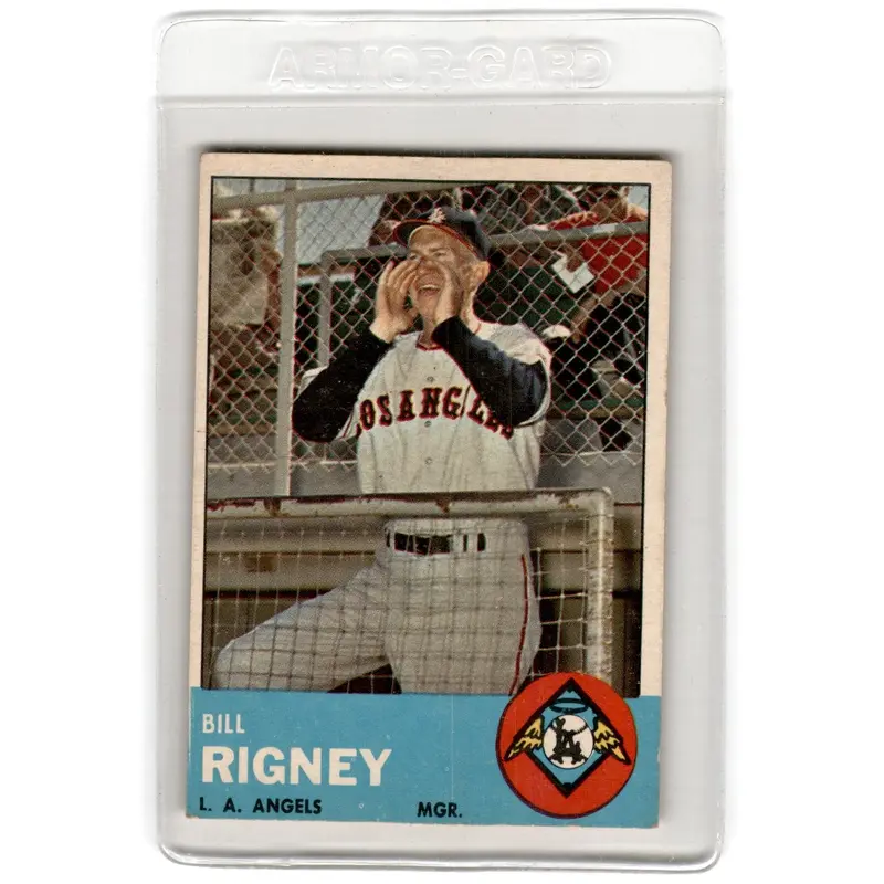 1963 Topps Bill Rigney #294 VG-EX