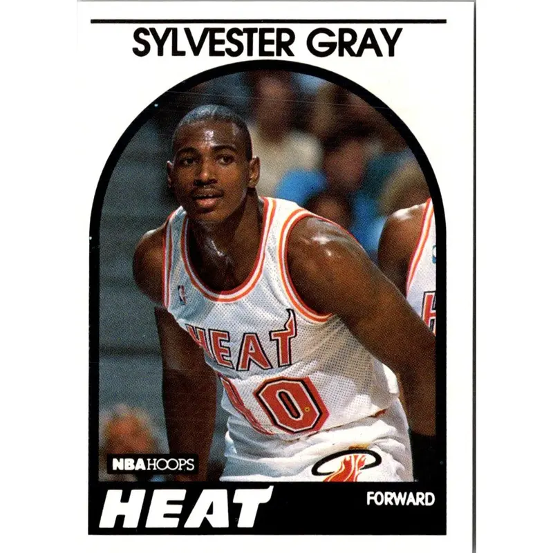1989 Hoops Sylvester Gray #204 Rookie