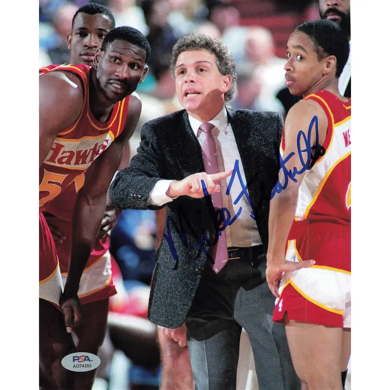 Mike Fratello signed 8x10 photo PSA/DNA Coach Autographed