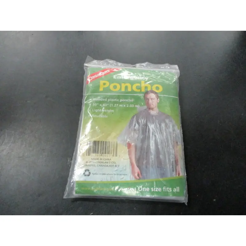 Used Coghlans Emergeny Poncho One Size Fits All