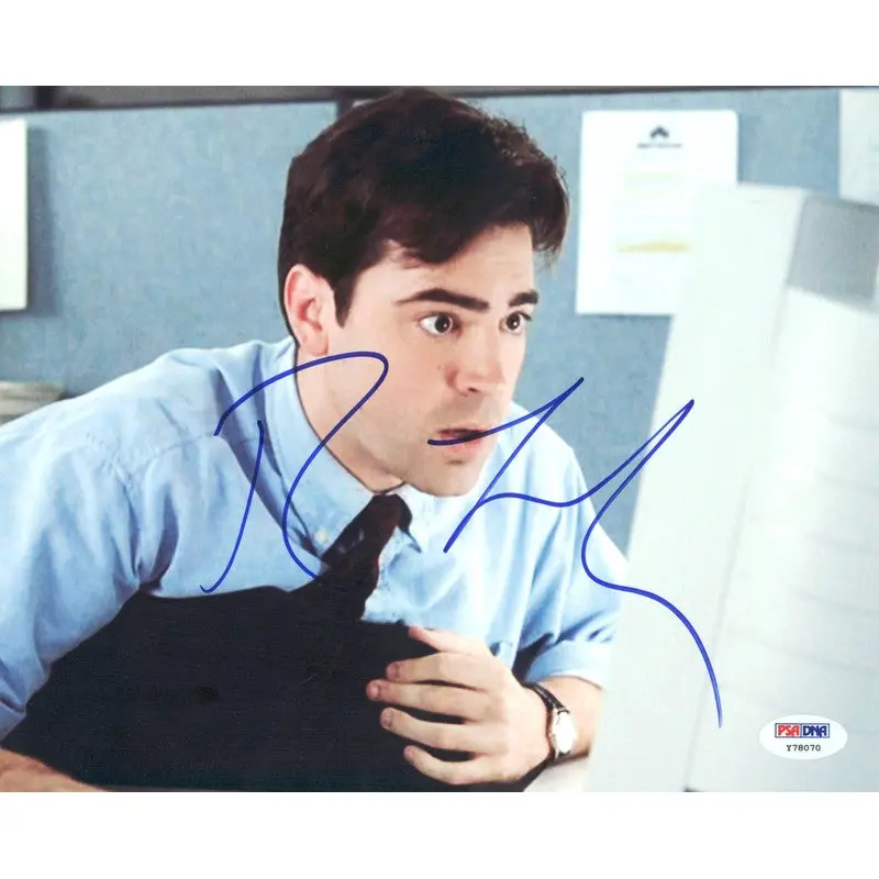 Ron Livingston Office Space Signed Authentic 8X10 Photo PSA/DNA #Y78070