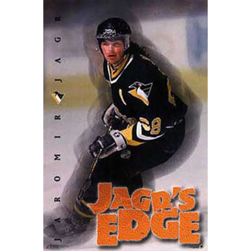 Jaromir Jagr "Jagr's Edge" Pittsburgh Penguins Poster - Costacos 1997