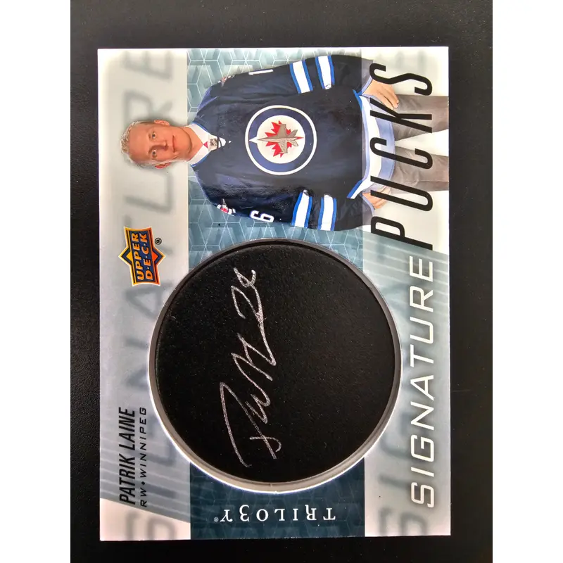 2016-17 Upper Deck Trilogy - Signature Pucks - Patrik Laine #SP-PL RY