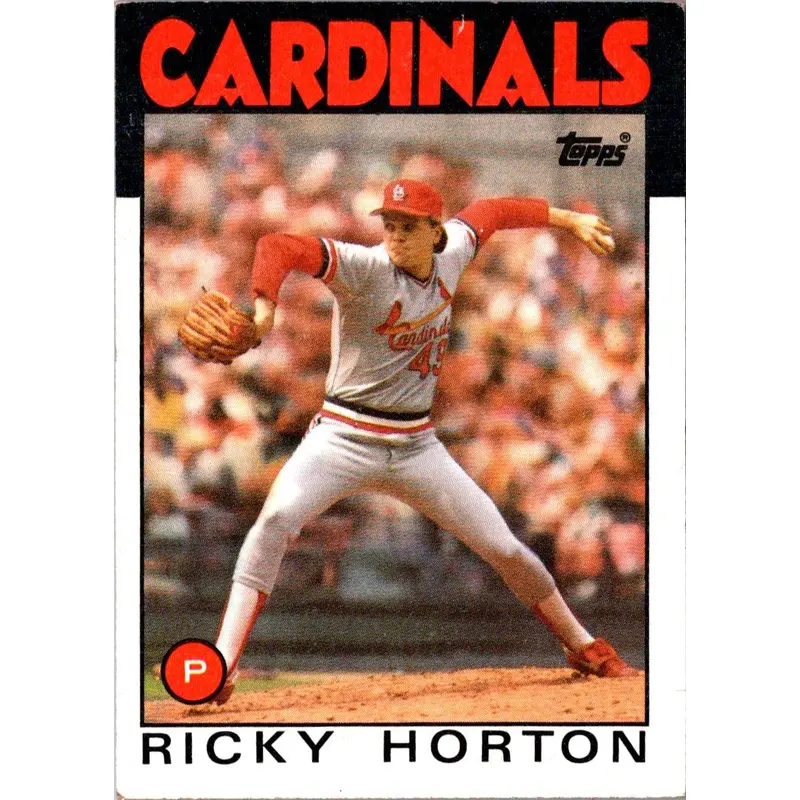 1986 Topps Ricky Horton #783