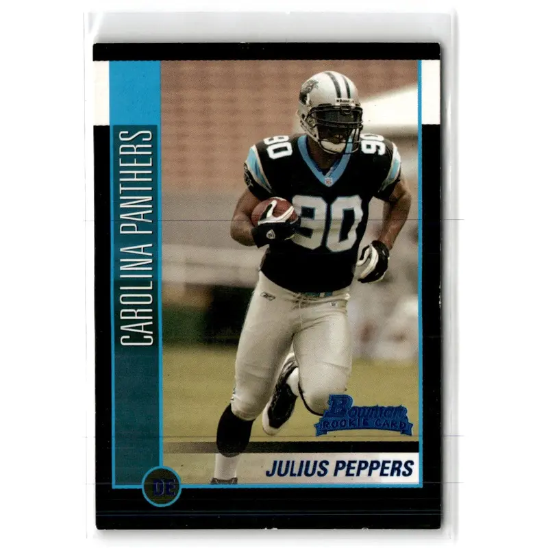 2002 Bowman Julius Peppers #144 Rookie