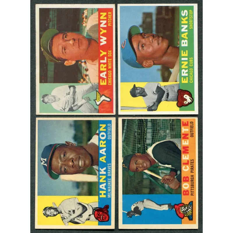 1960 Topps Baseball Complete Set EX EX/MT (572) (24-581)