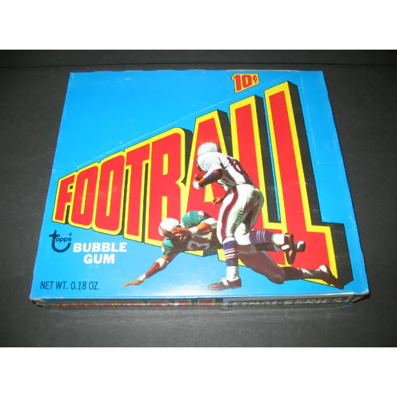 1972 Topps Football Unopened Series 3 Wax Box