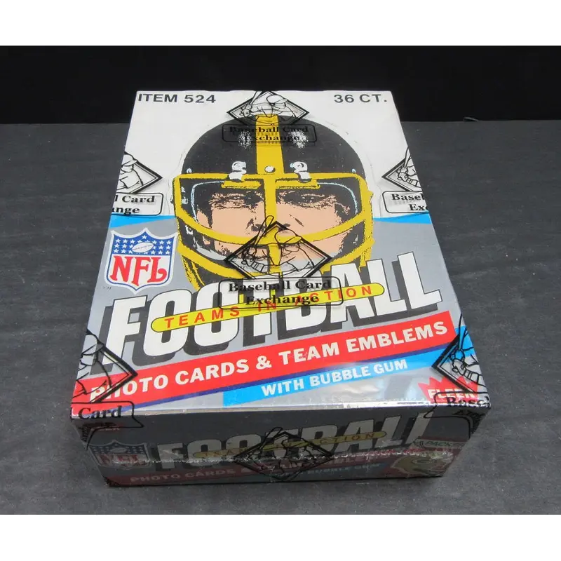 1984 Fleer Football Unopened Wax Box (BBCE)