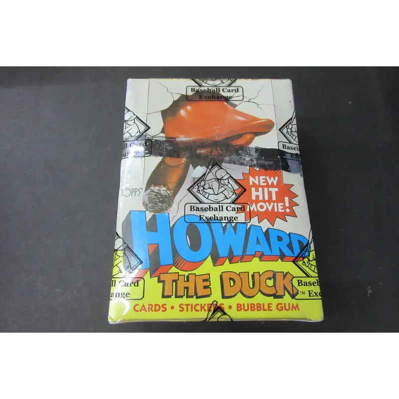 1986 Topps Howard The Duck Unopened Wax Box (BBCE) (X-Out)