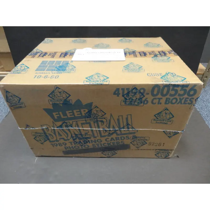1989/90 Fleer Basketball Factory Sealed Wax Case (12 Box) (BBCE)