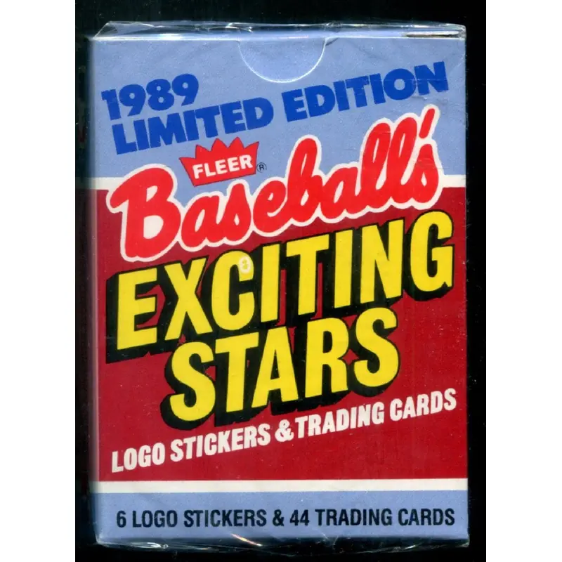 1989 Fleer Baseball Exciting Stars Factory Set