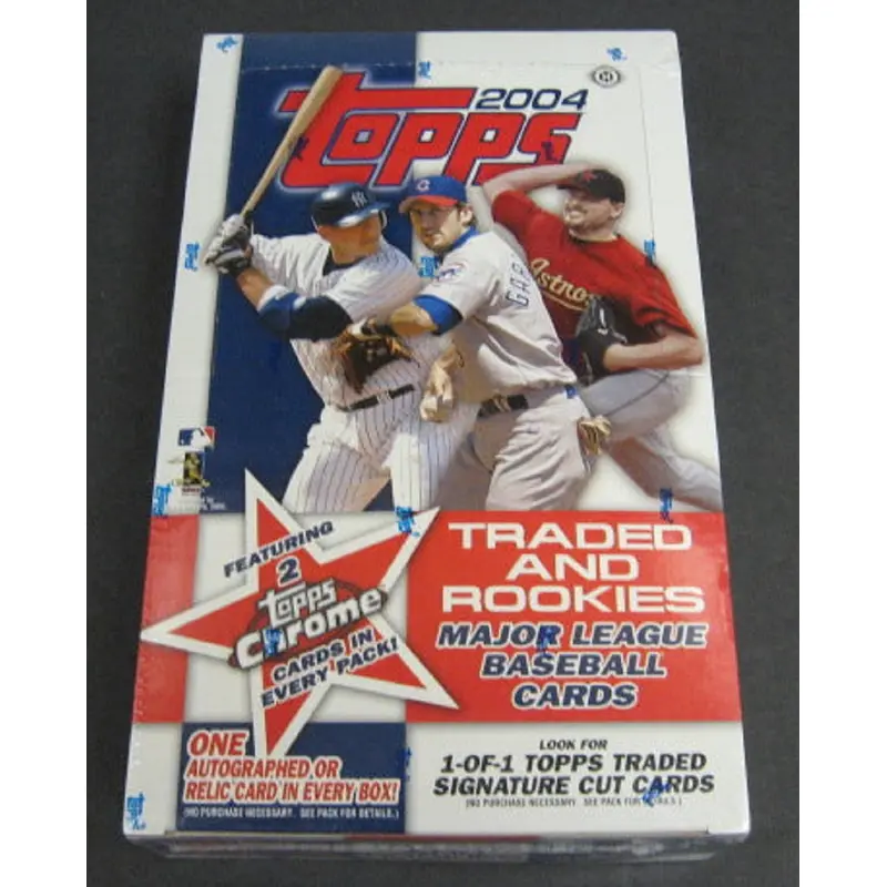 2004 Topps Baseball Traded And Rookies Box (Hobby)