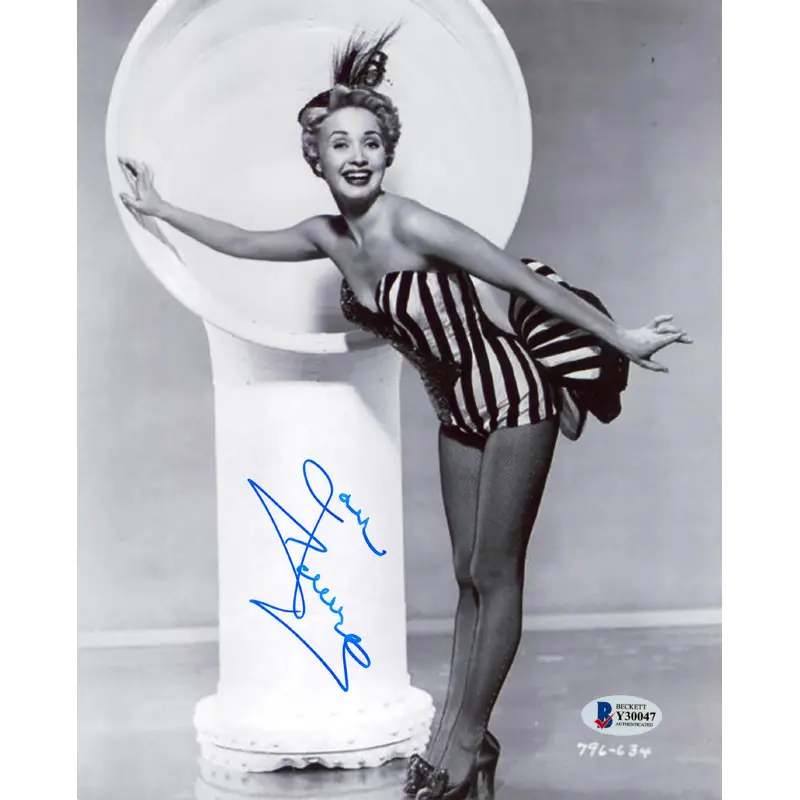 Jane Powell A Date with Judy Authentic Signed 8x10 Photo Autographed BAS #Y30047