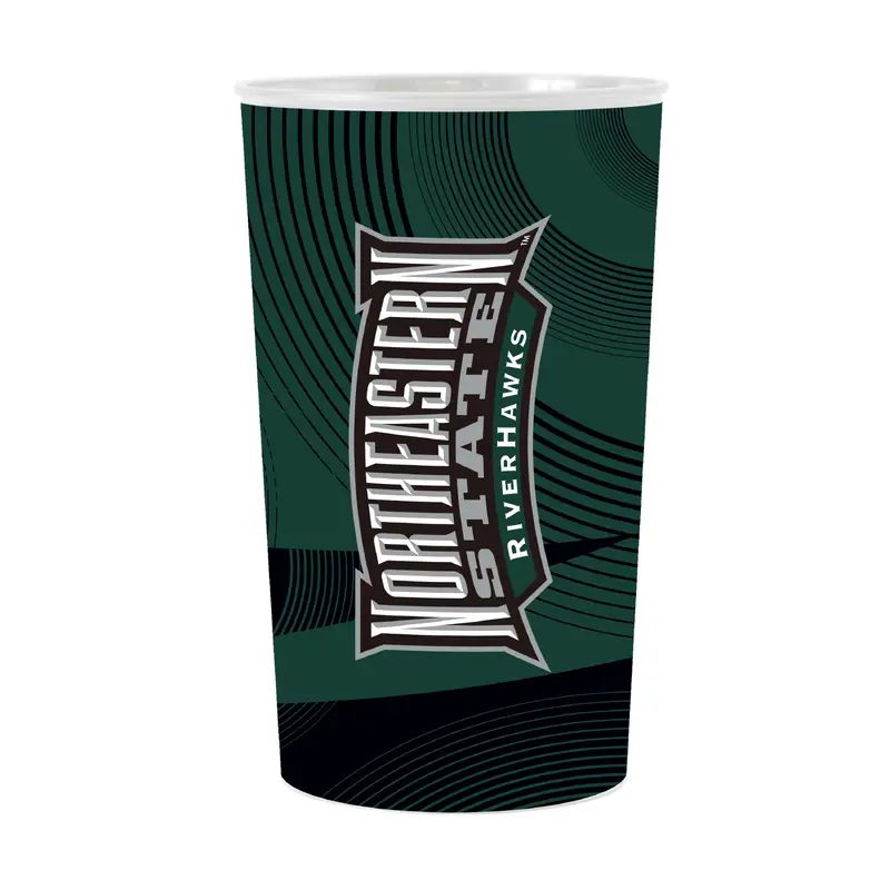 Northeastern State Geometric Hardwall Cup 4 Pack