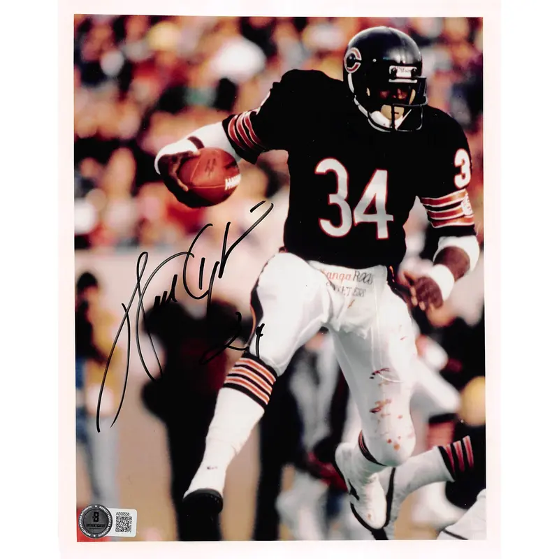 Bears Walter Payton Authentic Signed 8x10 Vertical Photo Autographed BAS LOA