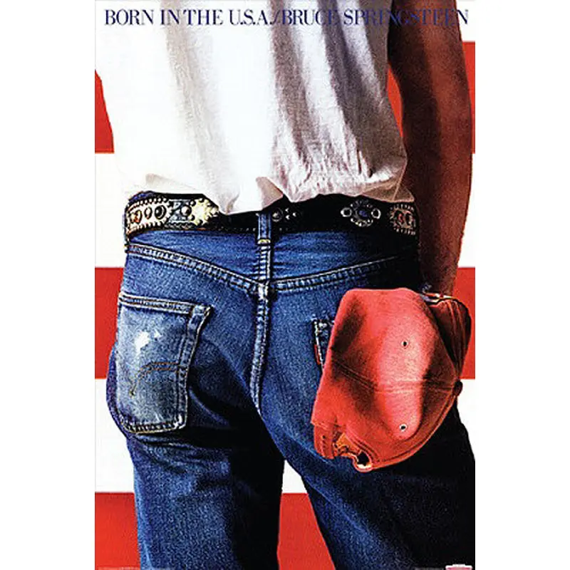 Bruce Springsteen Born in the USA Album Cover Poster - Aquarius
