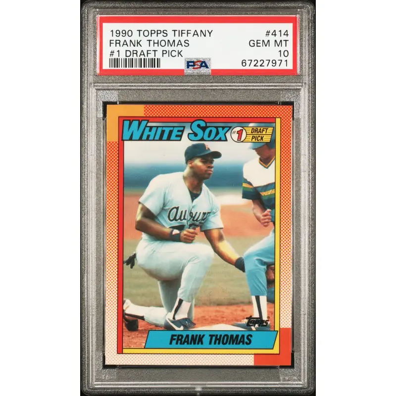 Frank Thomas 1990 Topps Tiffany #414 PSA 10 Gem Mint