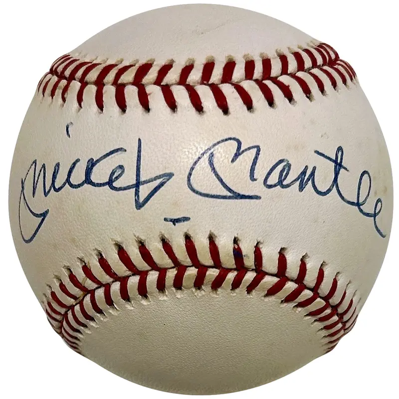 Mickey Mantle Autographed Official AL Baseball - JSA