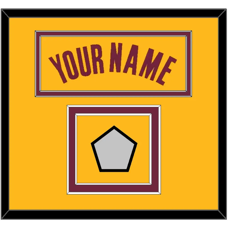 Cleveland Name & Finals Patch - Alternate Yellow (2012-2017) - Double Mat 2