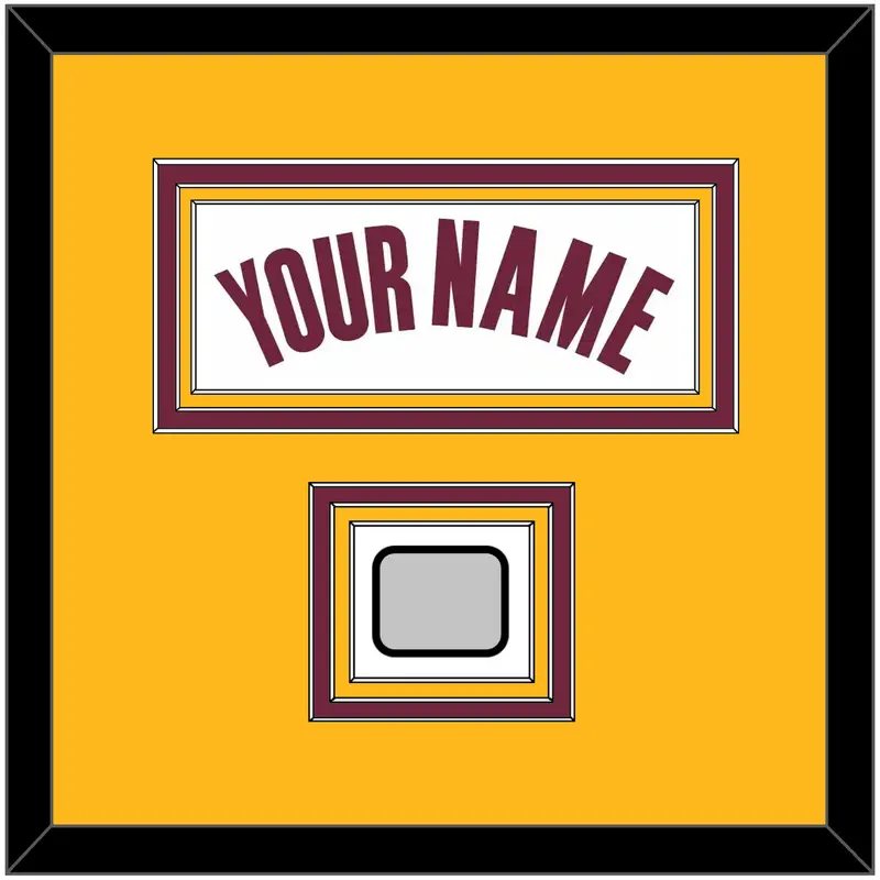 Cleveland Name & Finals Patch - Home White (2010-2017) - Triple Mat 3