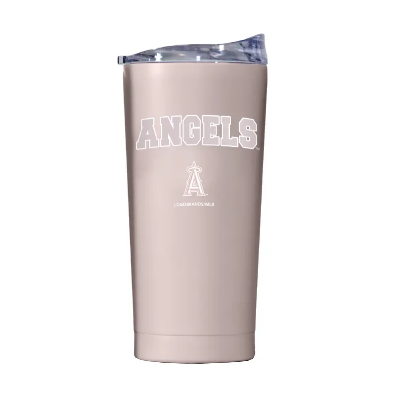 LA Angels 20oz Stencil Powder Coat Tumbler