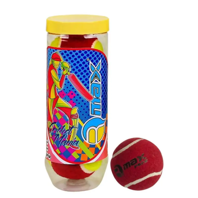 RMAX Cricket Tennis Ball (Pack of 6)   | Kibi Sports