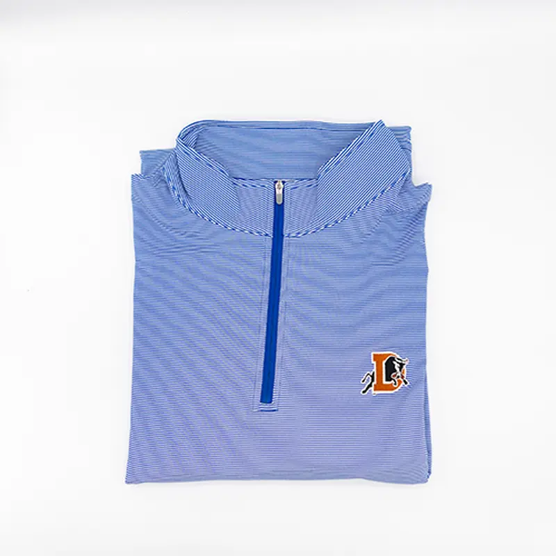 Durham Bulls Peter Millar Perth Ministripe 1/4 Pullover