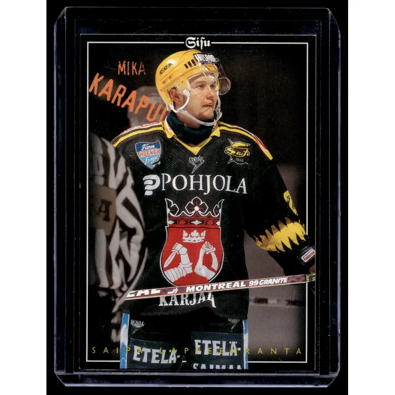 1996-97 Sisu Redline Promo - Mika Karapuu
