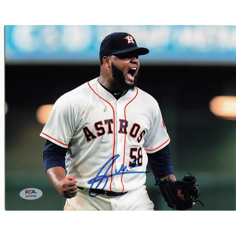 Francis Martes signed 8x10 photo PSA/DNA Houston Astros Autographed