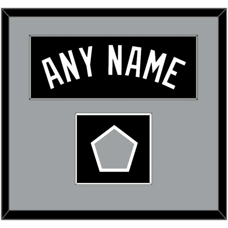San Antonio Name & Finals Patch - Road Black (1989-2002) - Single Mat 2