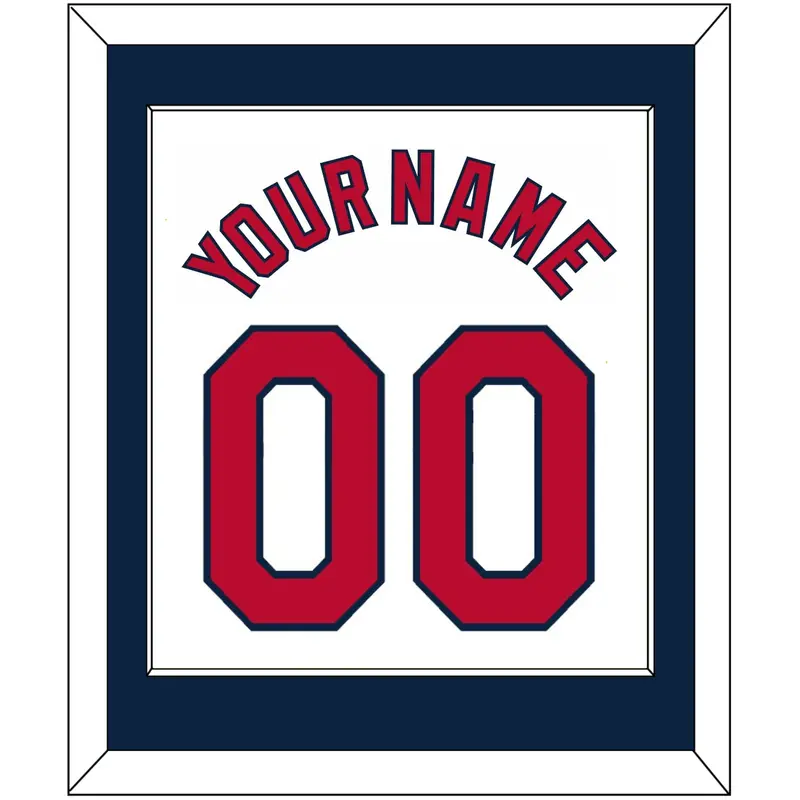 St. Louis Name & Number - Home White (2006-2012) - Single Mat 2