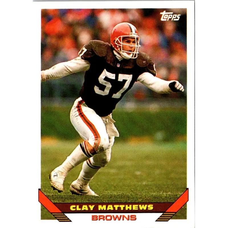 1993 Topps Clay Matthews #496