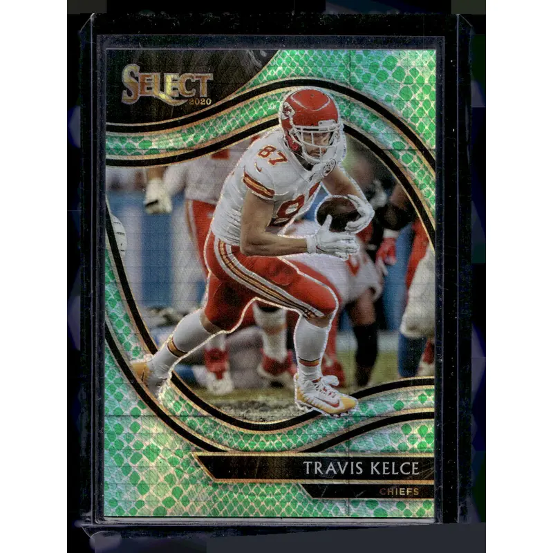 2020 Panini Select - Dragon Scale Prizm - Field Level - Travis Kelce #325 /67