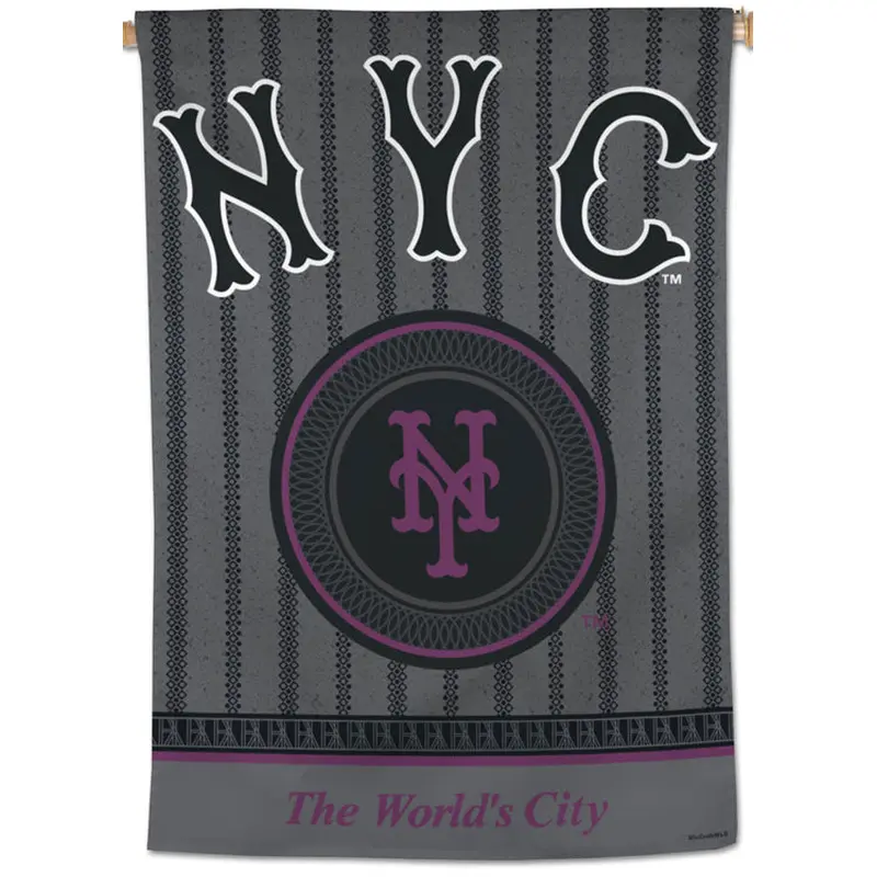 New York Mets MLB City Connect Edition Official 28x40 Wall Banner - Wincraft Inc.