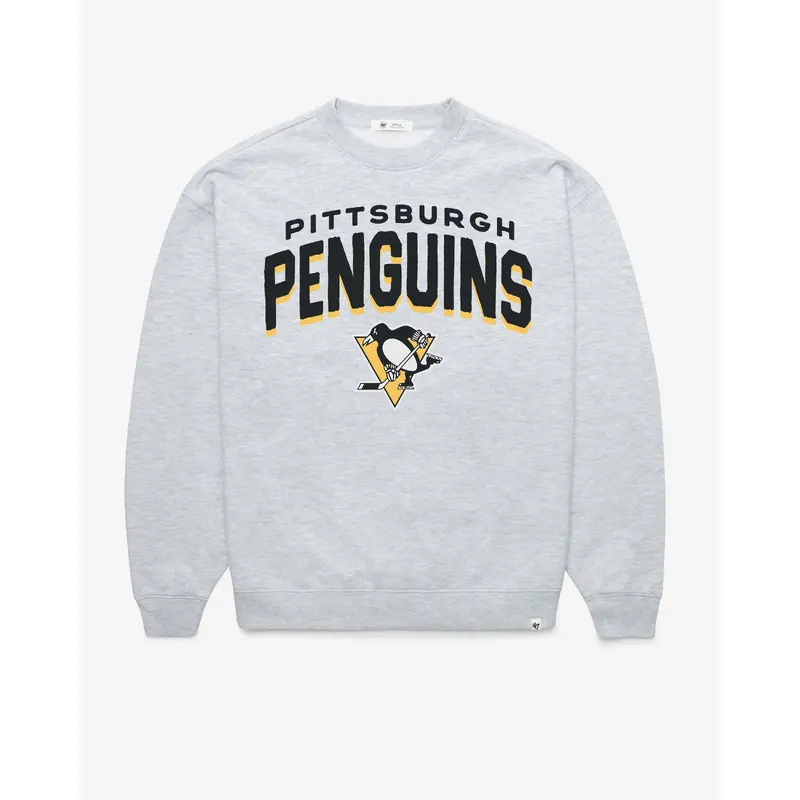 PITTSBURGH PENGUINS CAMPUS ARCH CLOUD '47 OVERSIZED CREW WOMENS