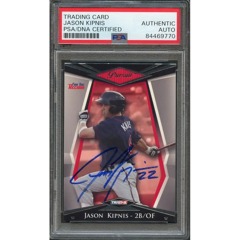 2011 Tristar Pursuit #22 Jason Kipnis Signed Card PSA Slabbed Auto Cleveland