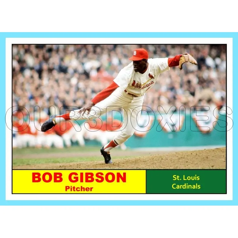 Bob Gibson 1961 Topps Custom Card - 4260