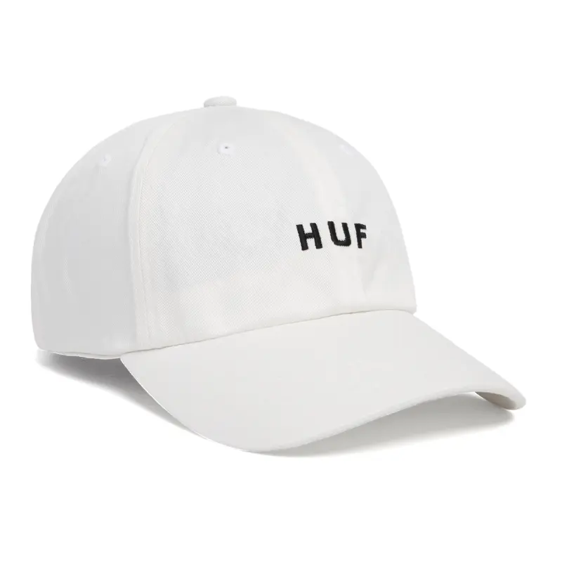 HUF Essentials OG Logo CV Dad Cap - White