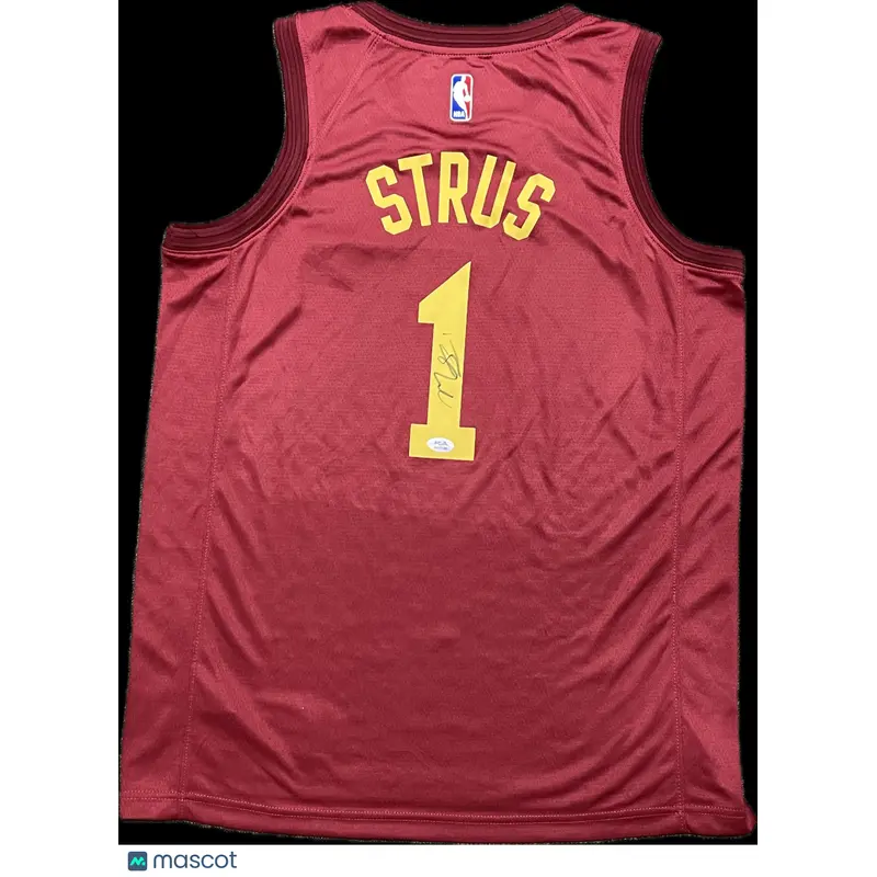 Max Strus Signed Jersey PSA Cleveland Cavaliers Autographed