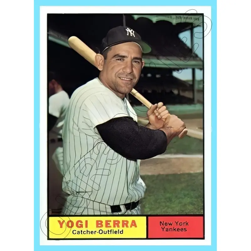 Yogi Berra 1961 Topps Reproduction Card - 4250