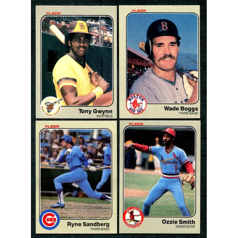 1983 Fleer Baseball Complete Set (660) EX NM (24-553)