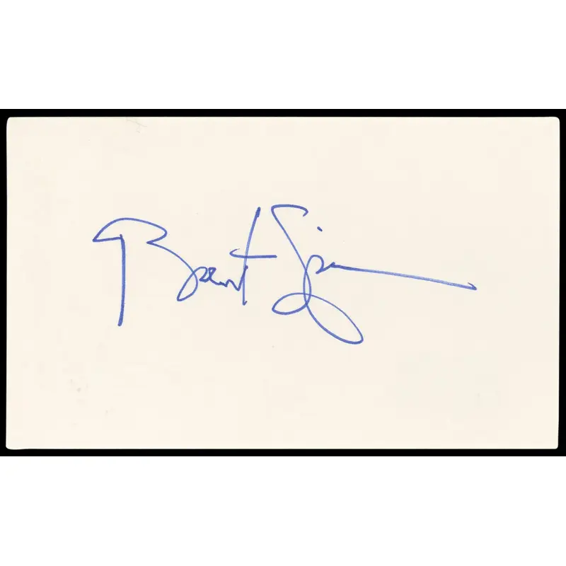 Brent Spiner Star Trek: First Contact Signed 3x5 Index Card BAS #BL96881